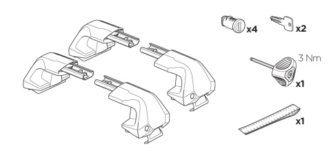 Thule Edge Clamp 720500